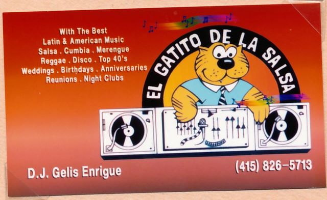 D.J. Enrique business card