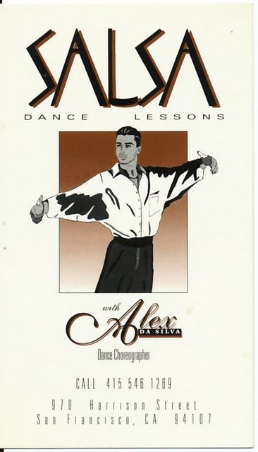 Alex da Silva Business Card - circa 1996