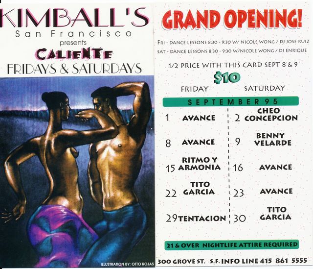 Kimball's opens S.F. Location - across from Davies Hall - Sept 1995