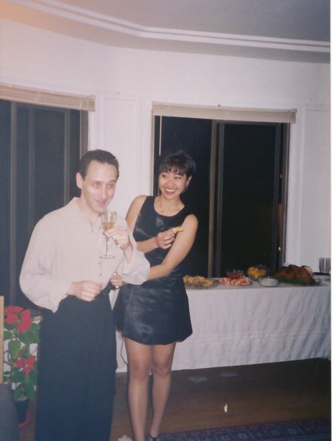 Jake making a toast - Roberto's party 1995