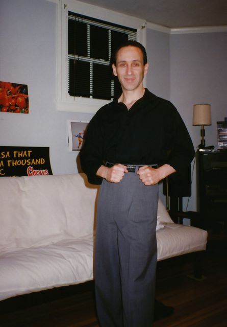 Jake in old home studio circa April 1996