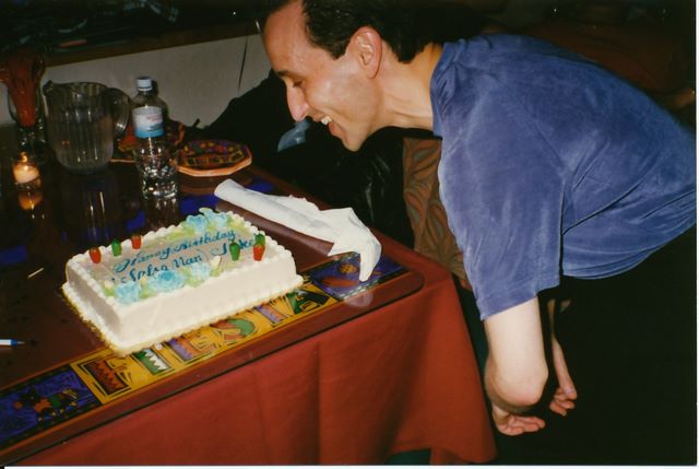 Jake and B-day Cake 4-1996