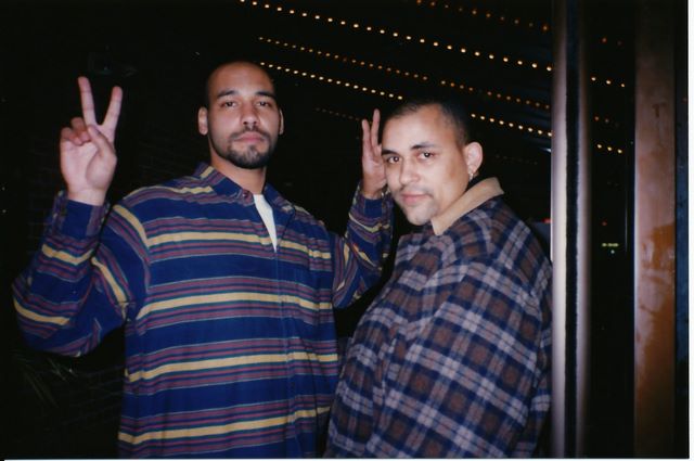 Hanif and James - our beloved security dudes at Kimball's Carnival - circa 1996