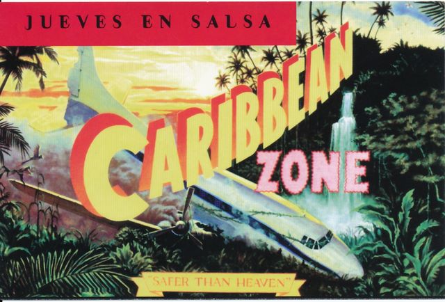 Caribbean Zone Flyer - Salsa nights.