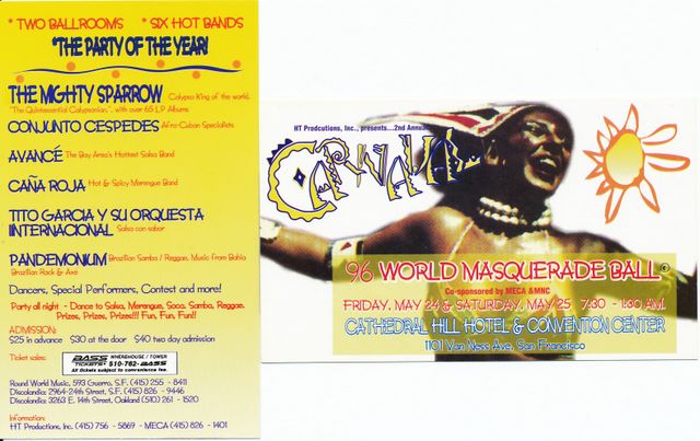 Kimball's Carnival flyer for special event 1996