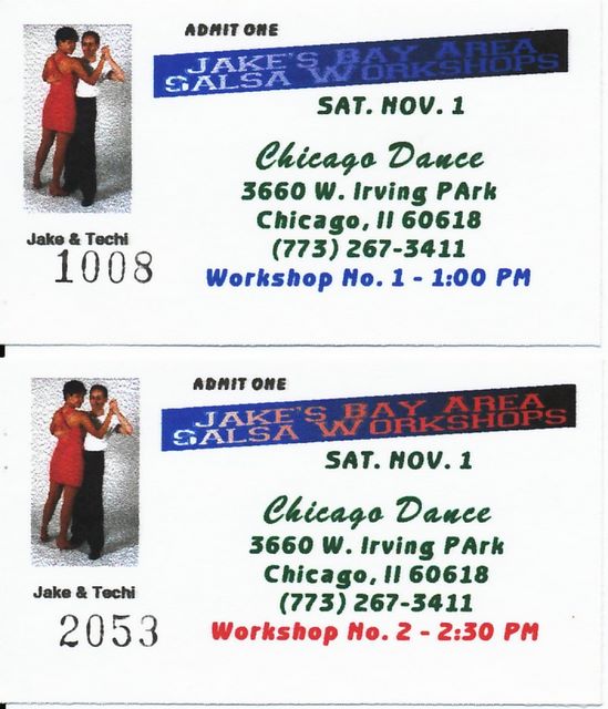 Tix for workshops... Fall 1997